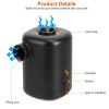 Portable Electric Air Pump for Inflatables Air Mattress Raft Bed Boat Pool Vacuum Storage Bag Quick Inflate Deflate USB Rechargeable Pump