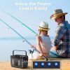 DBPOWER Portable Power Station, 110V Backup Lithium Battery Pure Sine Wave AC Outlet Solar Generator Supply (Solar Panel Not Included) for Emergency O
