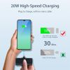 4800mAh Mini Portable Power Bank 20W Fast Phone Charger High Speed Small External Battery Pack Fit for iPhone 14/14 Plus/13/12