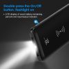 Qi Wireless Charging Station 10000mAh Power Bank Phone Tablet Charger with 4 Flashlight For Travel Outdoor