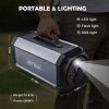 Portable Power Station 500Wh Portable Solar Generator Backup Lithium Battery with 110V/200W Pure Sine Wave AC Outlet,PD 65W Type-C,Backup Battery Pack