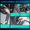 Car Tire Inflator Pump Portable Car Air Compressor Wireless Electric Air Pump 150 PSI wIth LED Light Power Bank