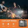Portable Power Station, 110V/250W Backup Lithium Battery Pure Sine Wave AC Outlet Solar Generator Supply (Solar Panel Not Included) for Emergency Outd